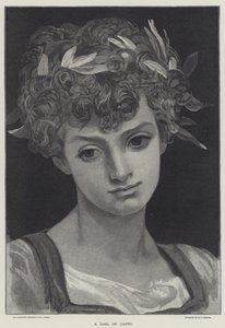 A Girl of Capri by Frederic Leighton